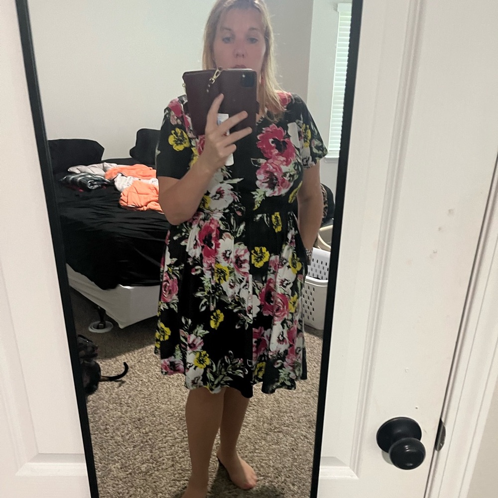 Chic Soul Floral Dress